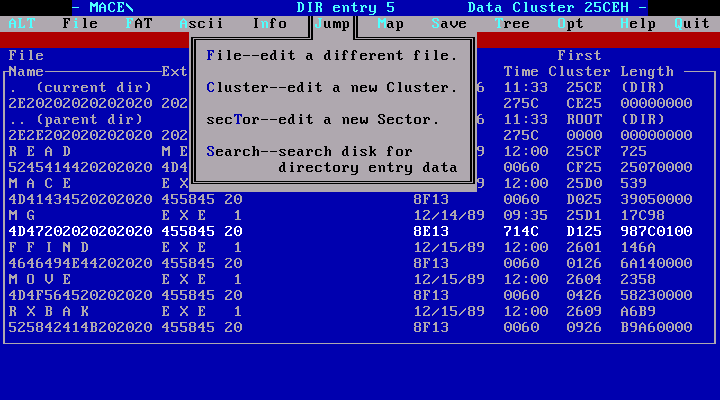 Mace 1990 - Hex Editor